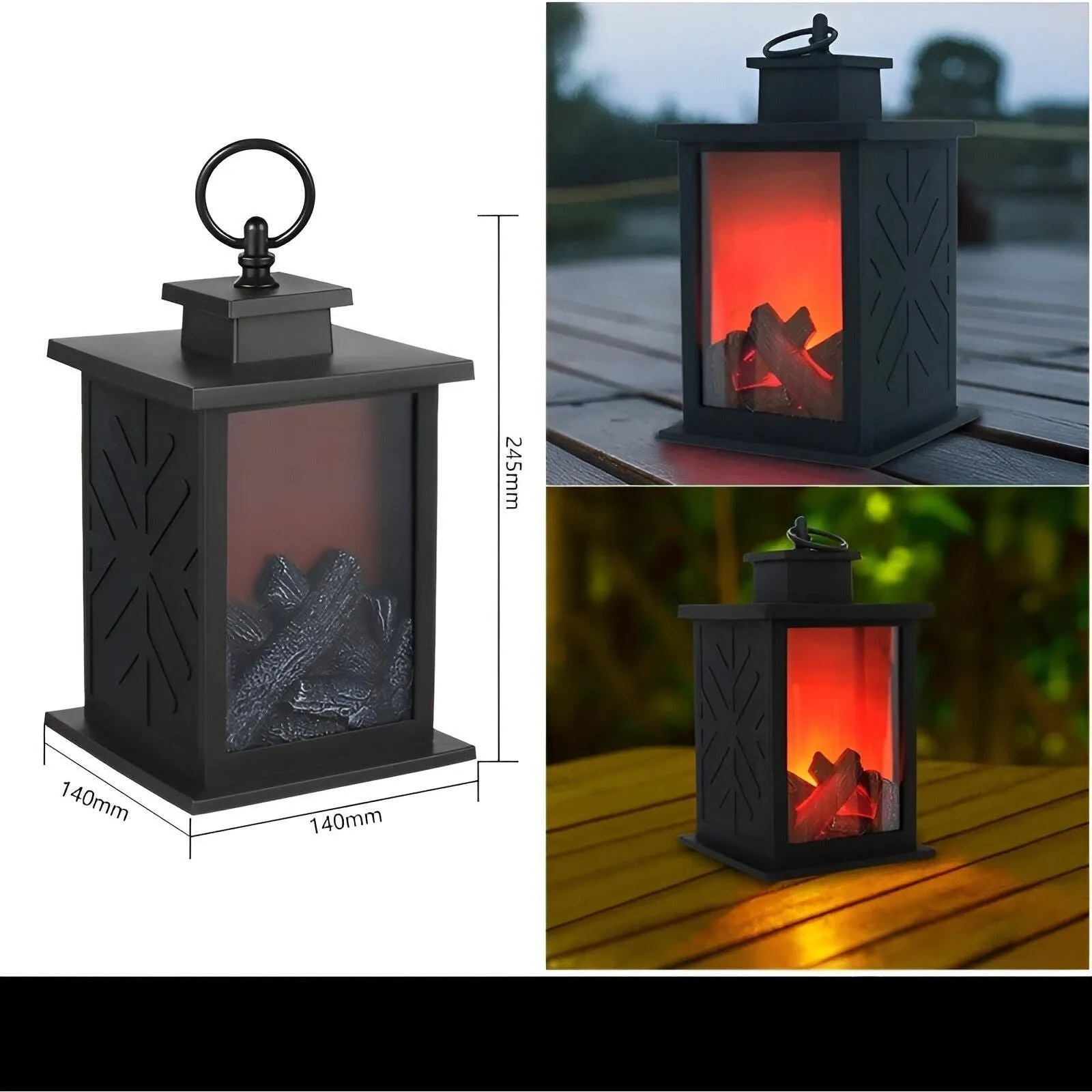 Realistic Lighting Ambient – LED High-security Lamp Flame Cosy Table for RadiantFlame Lantern Problem-solving