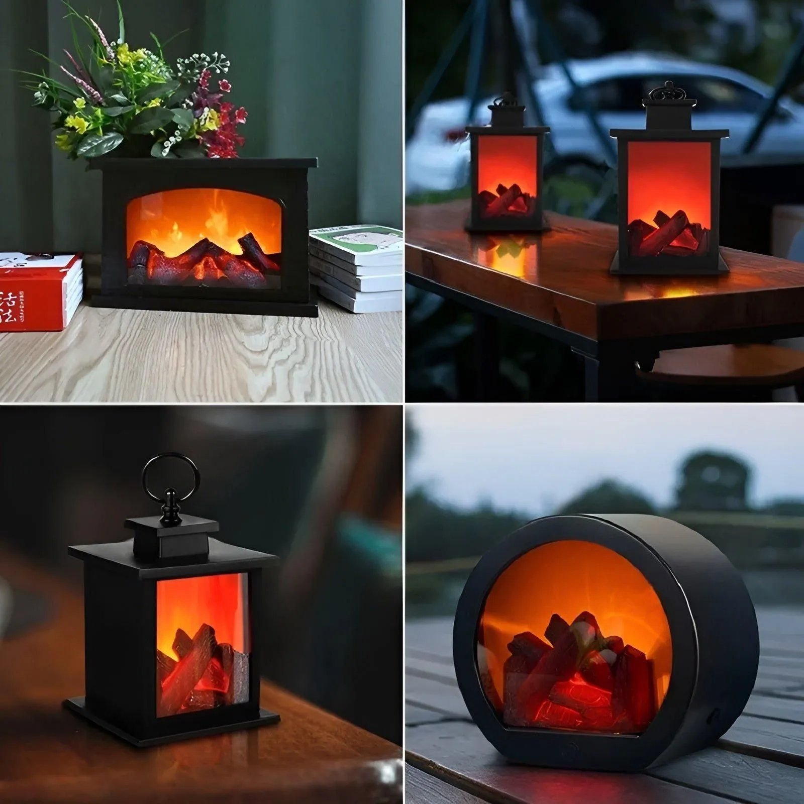 Realistic Lighting Ambient – LED High-security Lamp Flame Cosy Table for RadiantFlame Lantern Problem-solving