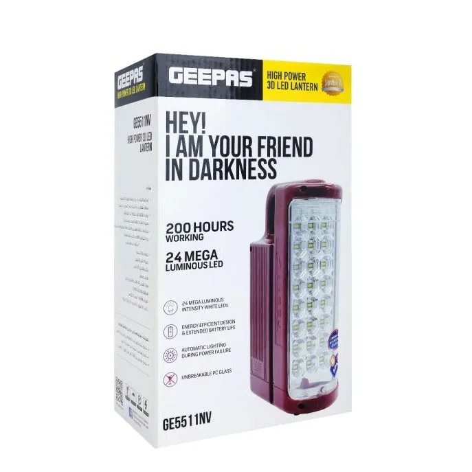 Rechargeable 3D LED Lantern 200 Hours working