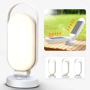 Rechargeable Solar Camping Lantern, Foldable, Sleek Design, All Weather Lantern