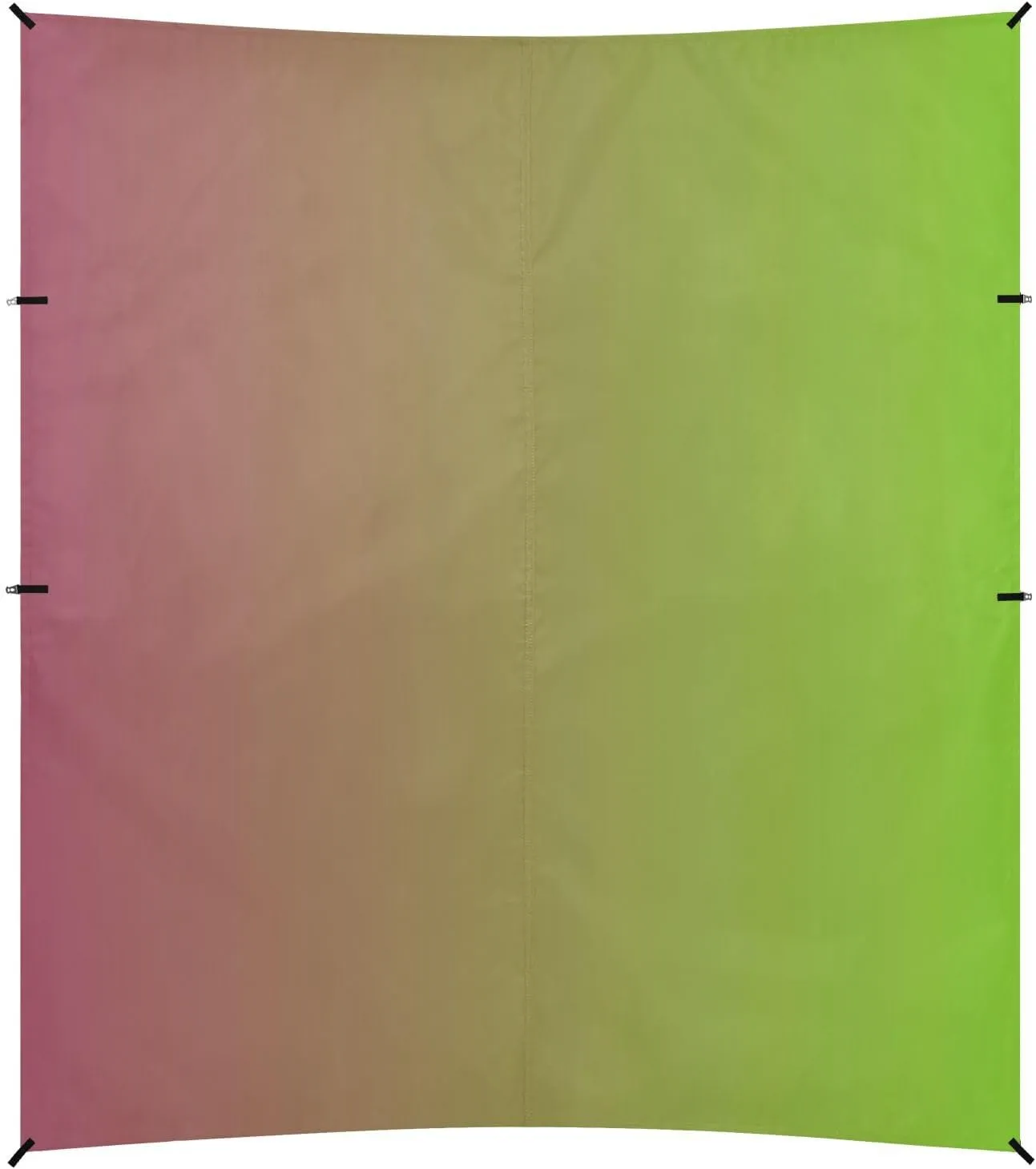 Red Green Gradient Beach Tent UPF50  Protection Waterproof Sun Shelter with Sand Shovel, Sandbags for Camping Trips, Fishing, Backyard Fun or Picnics
