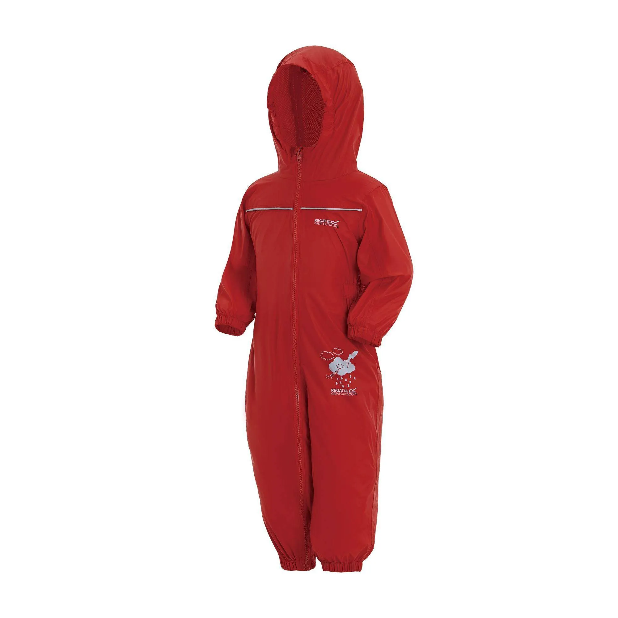 Regatta Kids Puddle IV Puddlesuit -PEPPER