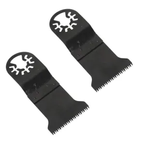 Replacement 2 Pack 45mm HCS Japan Cut Multi-Tool Saw Single Blade Display Pack Fits for Fein Multimaster Dremel Bosch Craftsman Ridgid Oscillating Tools for Versa Tool AB1T-D