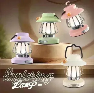 Retro USB Touch Dimming LED Lantern