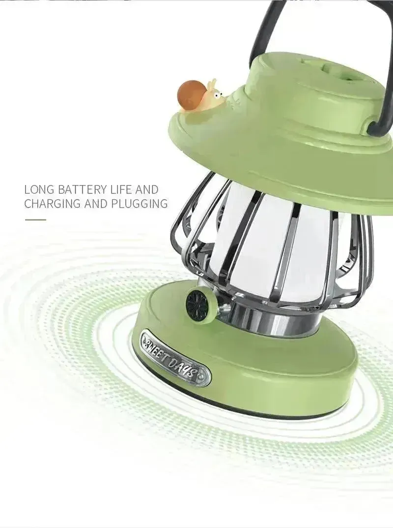 Retro USB Touch Dimming LED Lantern