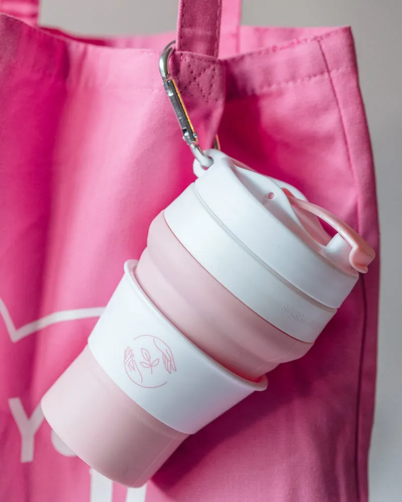 Reusable Collapsible Cup - Blush Pink
