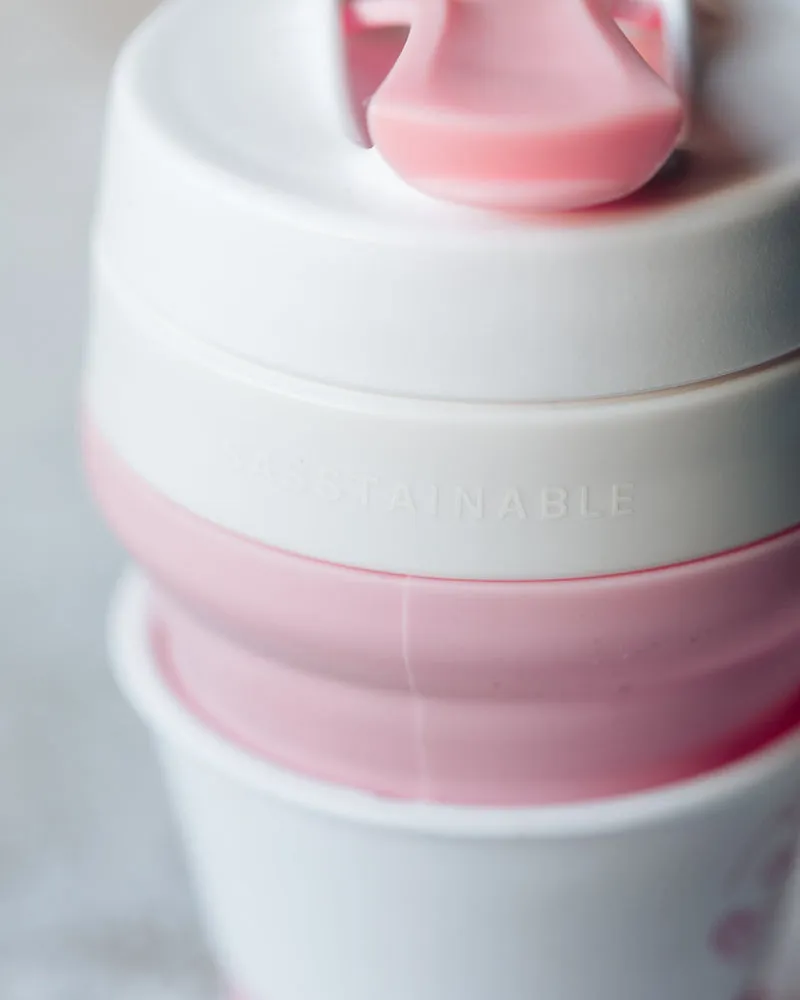 Reusable Collapsible Cup - Blush Pink