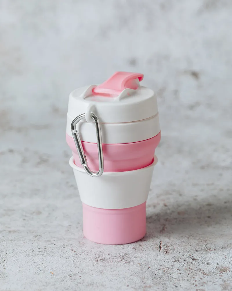 Reusable Collapsible Cup - Blush Pink