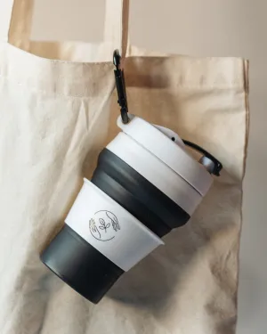 Reusable Collapsible Cup - Charcoal Black