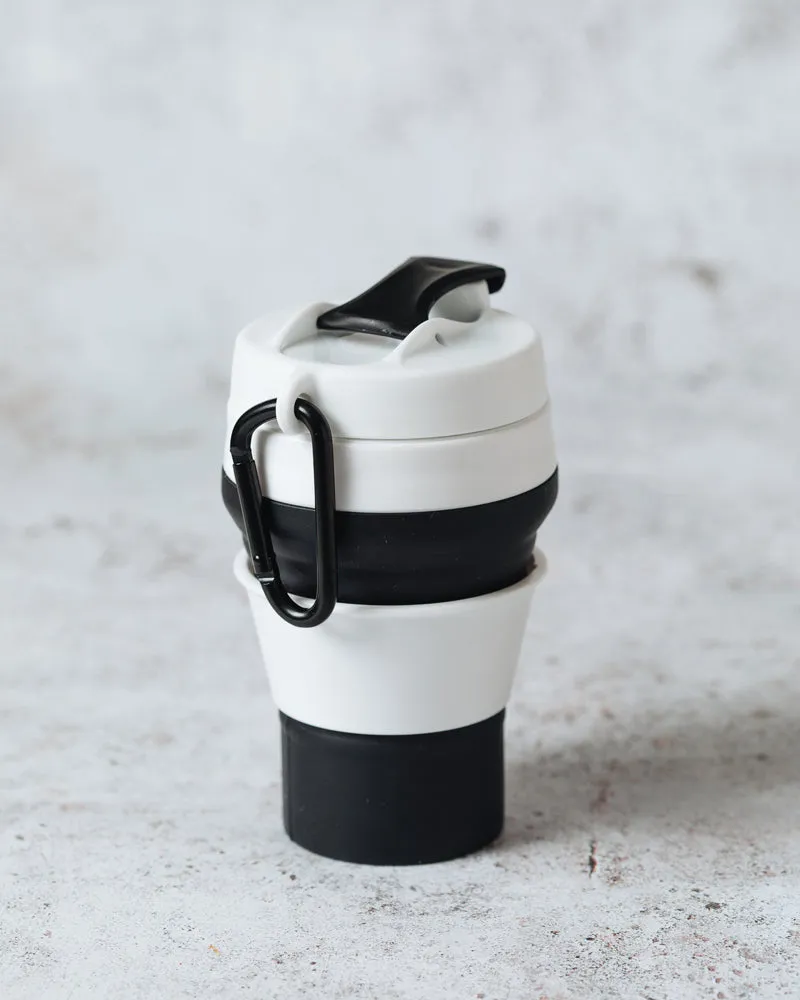 Reusable Collapsible Cup - Charcoal Black
