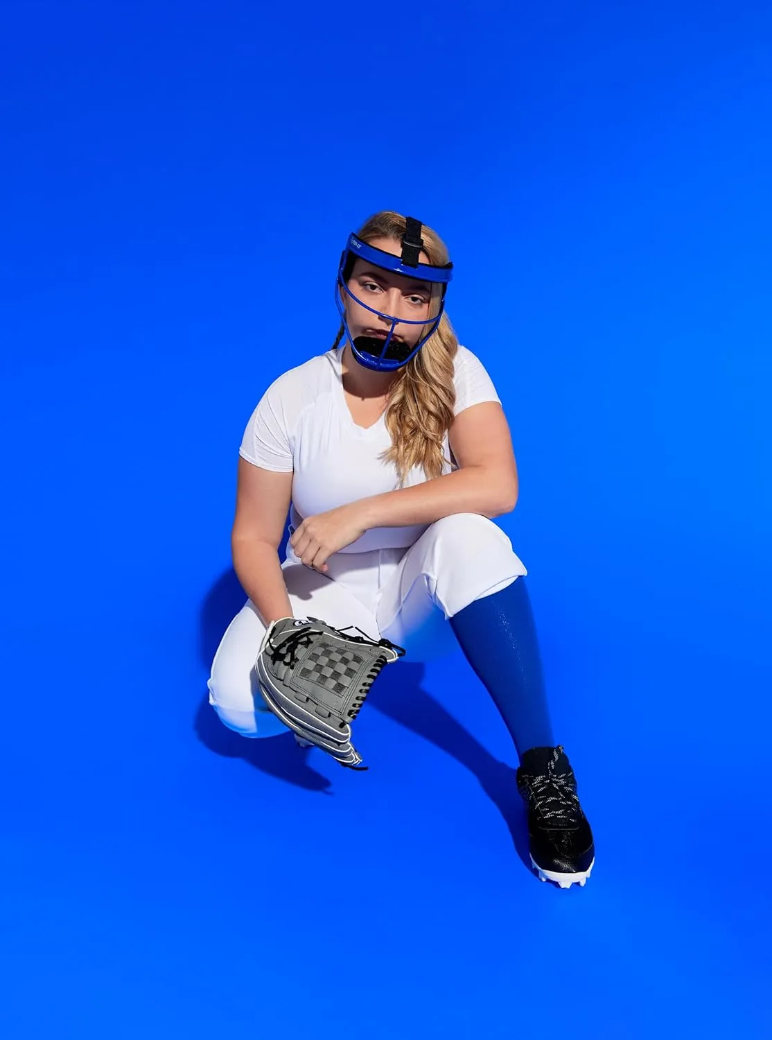 RIP-IT Original Defense Softball Face Mask | Lightweight Protective Softball Fielder's Mask