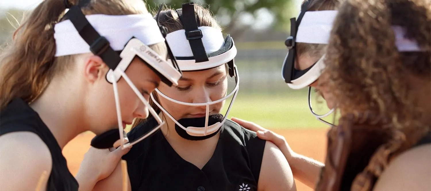 RIP-IT Original Defense Softball Face Mask | Lightweight Protective Softball Fielder's Mask