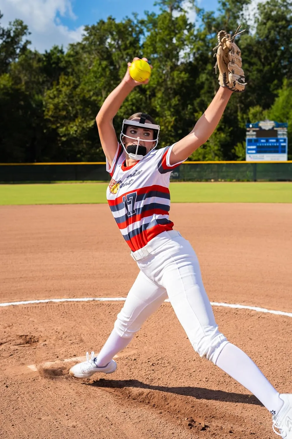 RIP-IT Original Defense Softball Face Mask | Lightweight Protective Softball Fielder's Mask