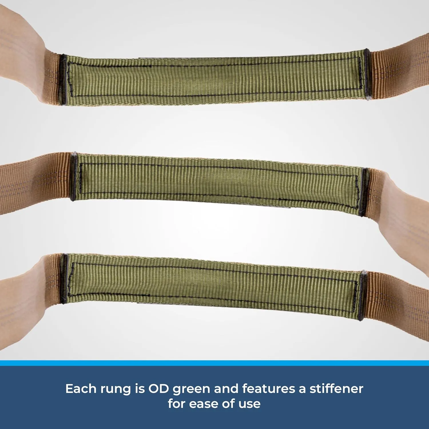 RNA Ape Canyon Outfitters Step Aider - Made in USA, Hunting, Arborist, and Tree Climbing Gear, Coyote