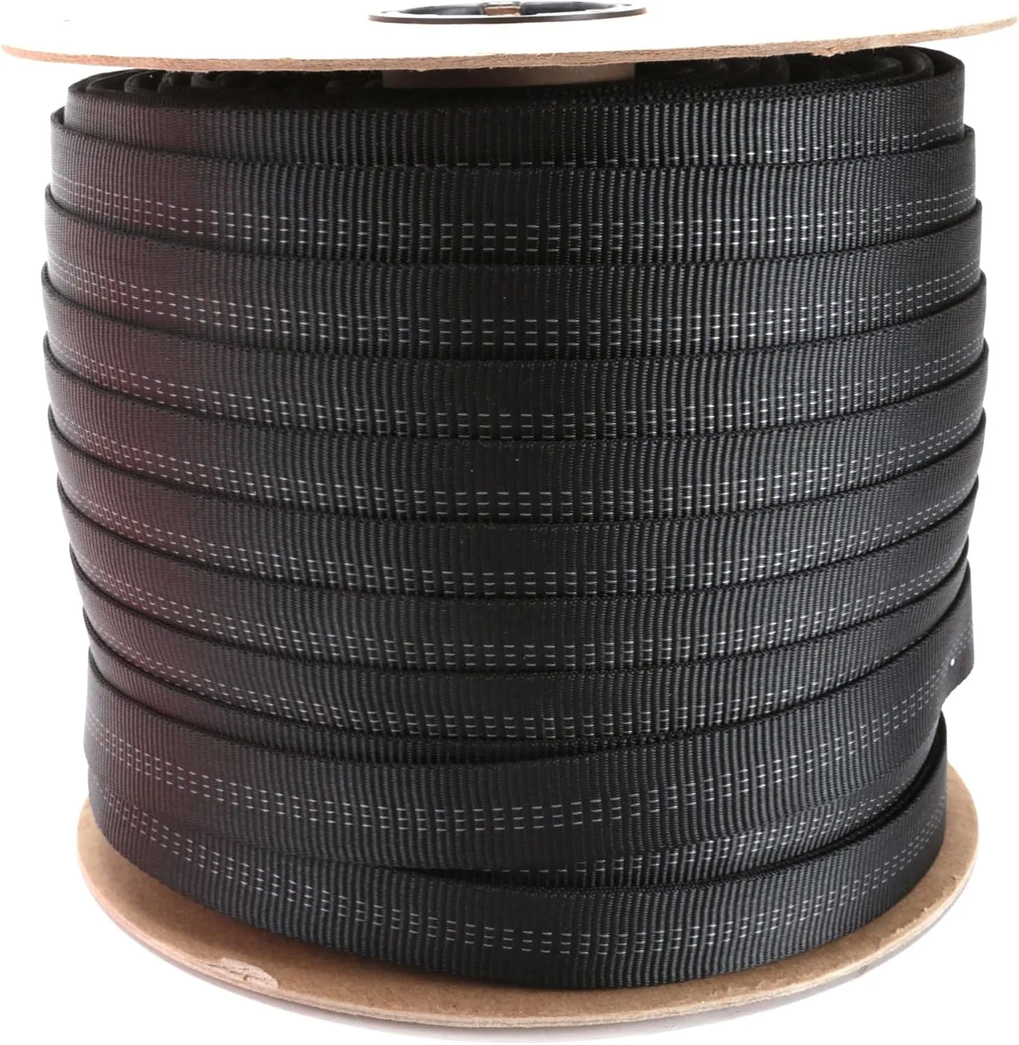 Rock-N-Rescue 1-Inch Nylon Tubular Spool - Professional Safety, Firefighter, Rescue, Climbing, & Work Gear, 300 Feet, Black