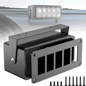 Rocker/Toggle Switch Box - 5 Gang Switches Installation housing for Pickup Truck Car UTV Off Road Marine…