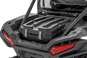 Rough Country Rear Bed Cargo Box for 2024 Polaris RZR XP 1000 - Fits 2/4 Seater, 28 GAL,Waterproof, UV & Scratch Resistant, Lockable