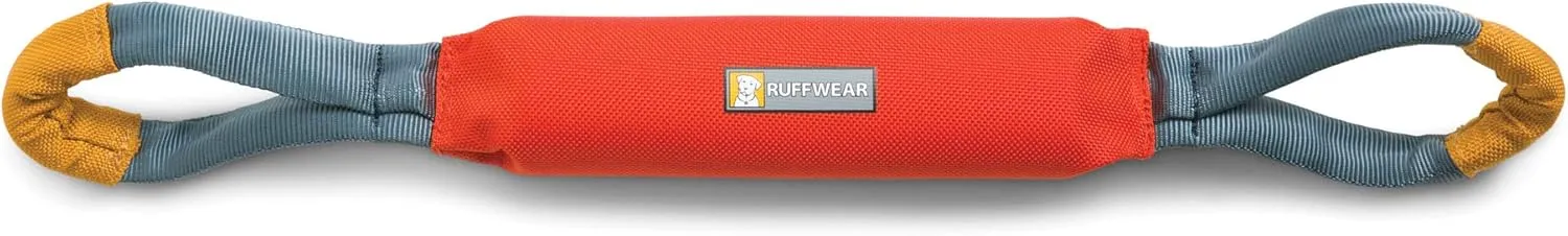 Ruffwear, Pacific Loop Dog Toy, Interactive Tug Toy for Playing and Training, Sockeye Red