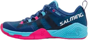 Salming Women's Kobra 2 Squash Indoor Court Sports Shoes, Limoges Blue/Pink Jewel, 6