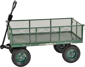 Sandusky Lee CW4824 Muscle Carts Steel Utility Garden Wagon, 1000 lb. Load Capacity, 21-3/4" Height x 48" Length x 24" Width