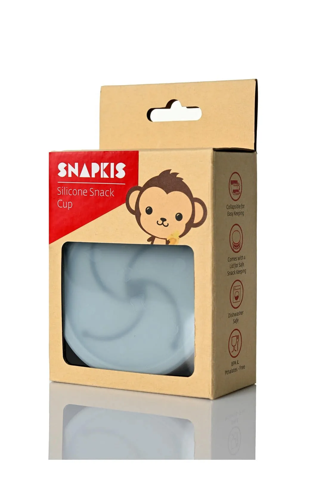 Sanpkis Silicone Collapsible Snack Cup