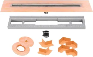 Schluter Systems Channel Body Shower Drain Kerdi-Line (KL1V60E80 (32" CHANNEL BODY))