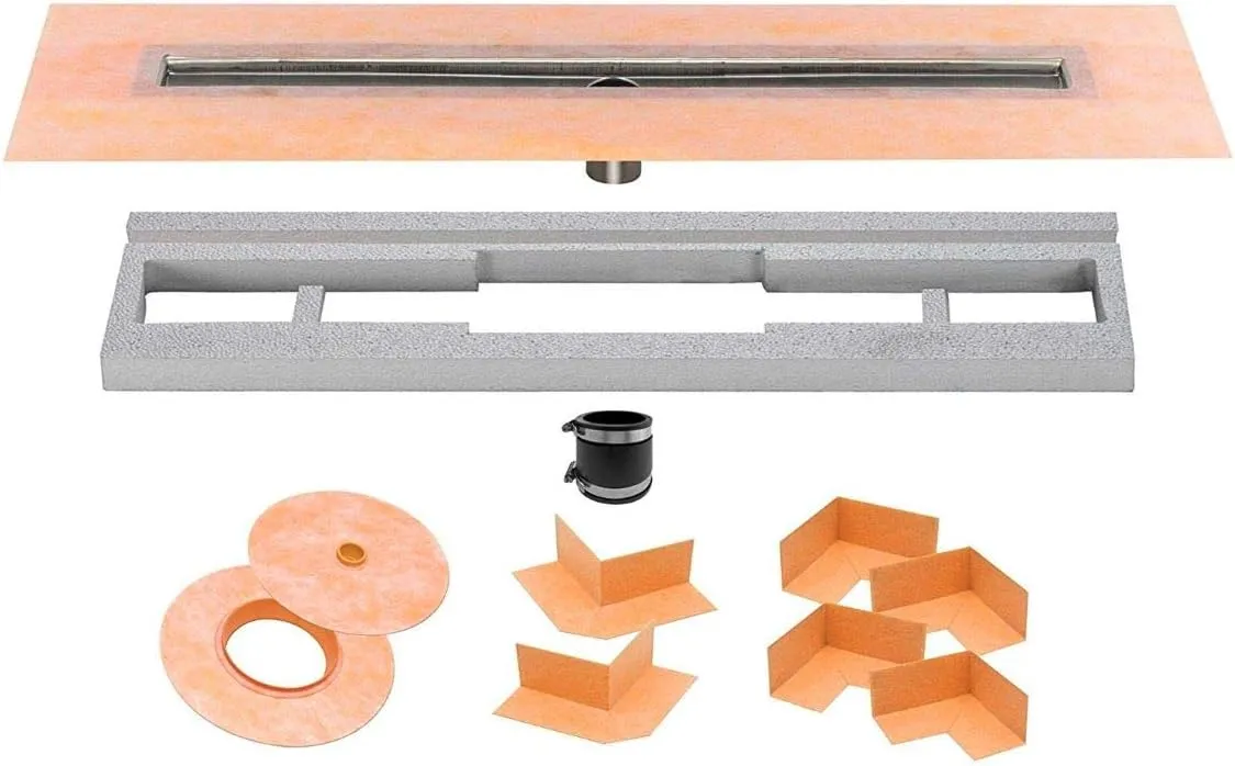 Schluter Systems Channel Body Shower Drain Kerdi-Line (KL1V60E80 (32" CHANNEL BODY))