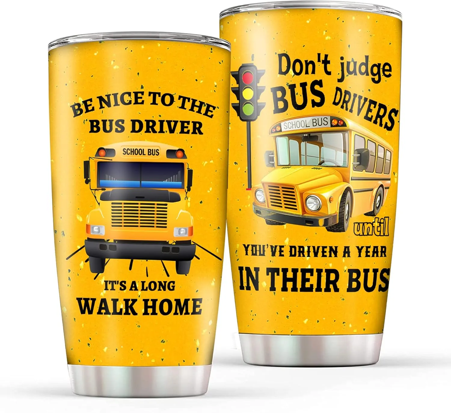 School Bus Driver Gifts, Bus Driver Gifts, 20 Oz School Bus Driver Tumbler, School Bus Cups, Back to School Bus Driver Thank You Appreciation Gifts, Bus Driver Birthday Retirement Christmas Gifts Mug