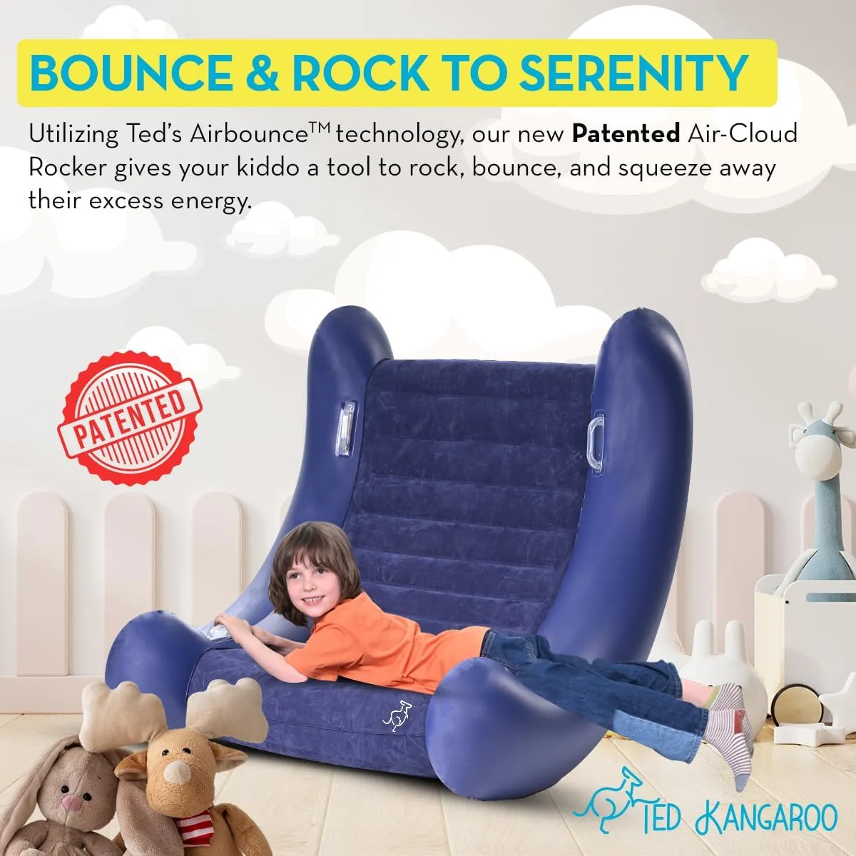 Sensory Chair for Kids, AIR Cloud Rocker Single Version