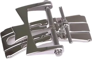 SERDAS For Vacheron Constantin Watch Accessories Leather Strap Buckle 316L Stainless Steel Folding Double Press Butterfly Buckle 18mm