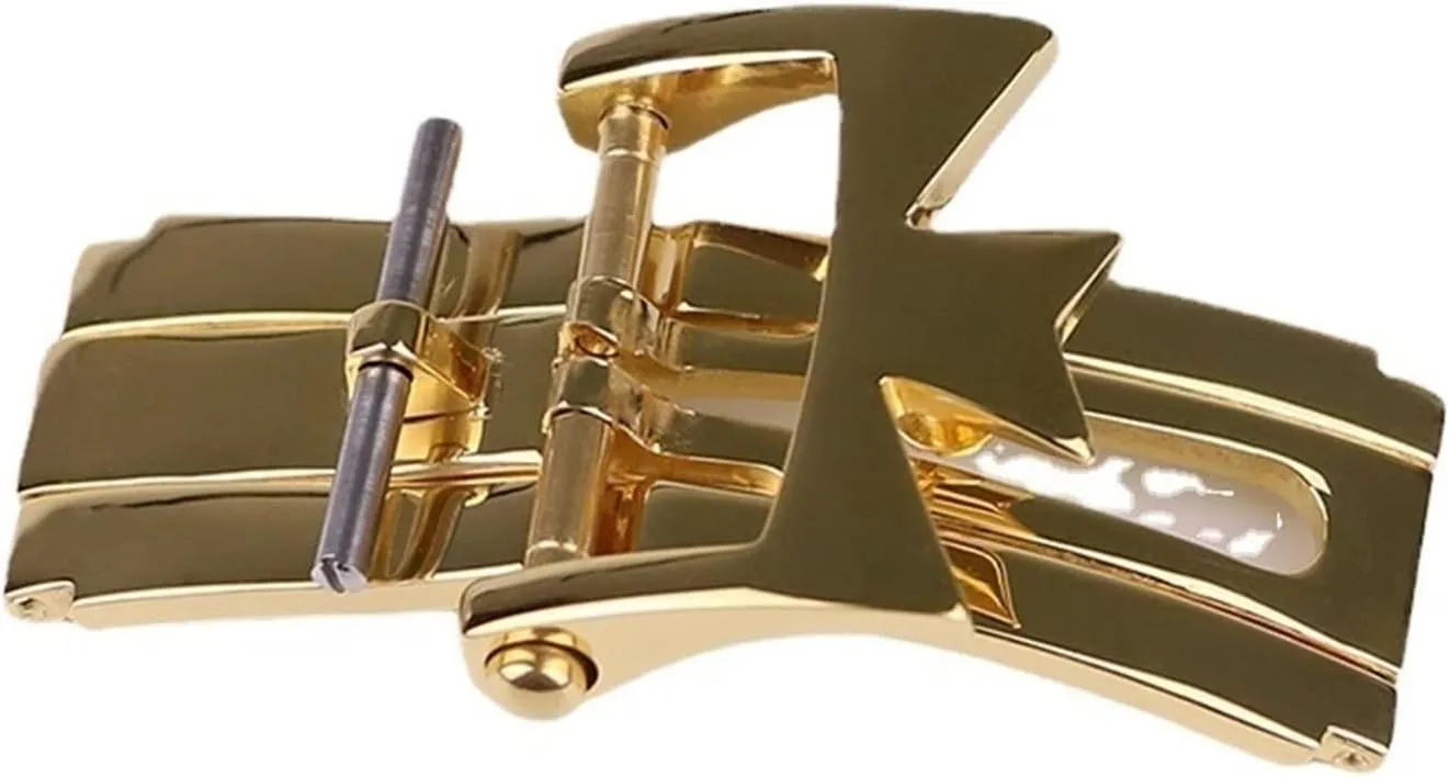 SERDAS For Vacheron Constantin Watch Accessories Leather Strap Buckle 316L Stainless Steel Folding Double Press Butterfly Buckle 18mm