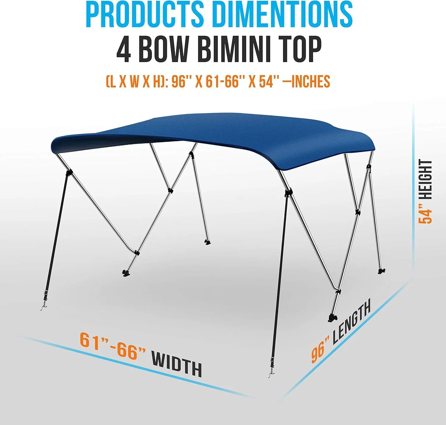 SereneLife Waterproof Boat Bimini Top Cover