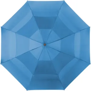 ShedRain Vortex Automatic Compact Folding Windproof Travel Umbrella – Push Button Open & Close - Rain & Windproof Vented Double Canopy – Protect from Rain, Sun & Wind - Wind Tunnel Tested to 75 mph