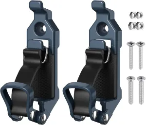 Shovel Mount for Roof Rack, Shovel Mount for Truck Bed, Truck Jeep Offroad Roof Rack Axe Shovel Mount, Shovel Holder for Truck & Quick Fist Mount Clamps Fit 0.67" to 1.57" D Tools-Blue 2PCS