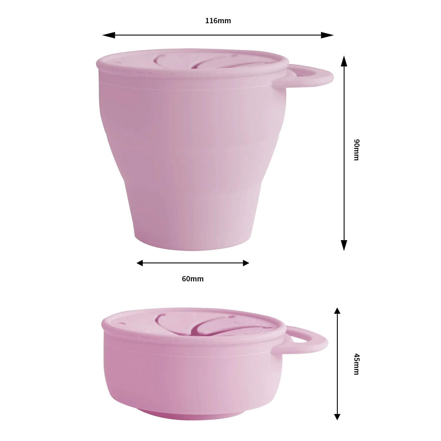 Silicone Collapsible Snack Cup