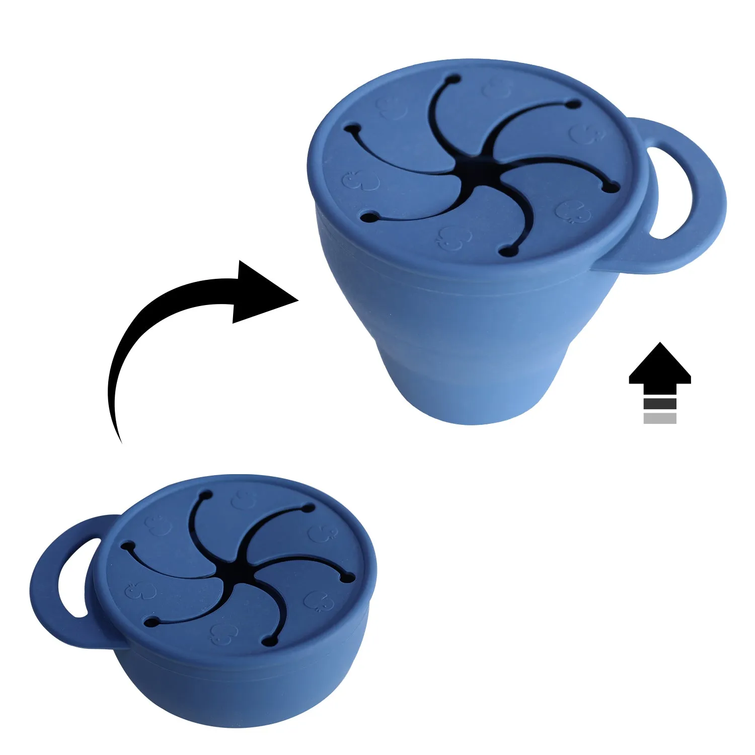 Silicone Collapsible Snack Cup