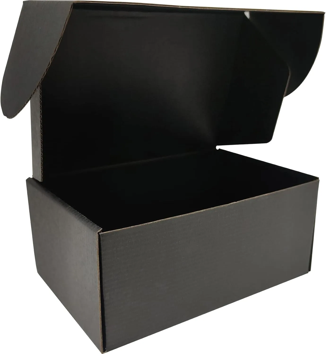 Small Black Shipping Boxes for Small Business Pack of 25-9x6x4 inches Cardboard Corrugated Mailer Boxes for Shipping Packaging Craft Gifts Giving Products