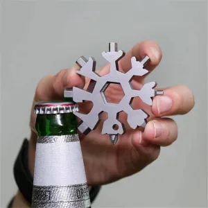 Snowflake Multi-Tool - 18-in-1 Camping Survival Hand Tool
