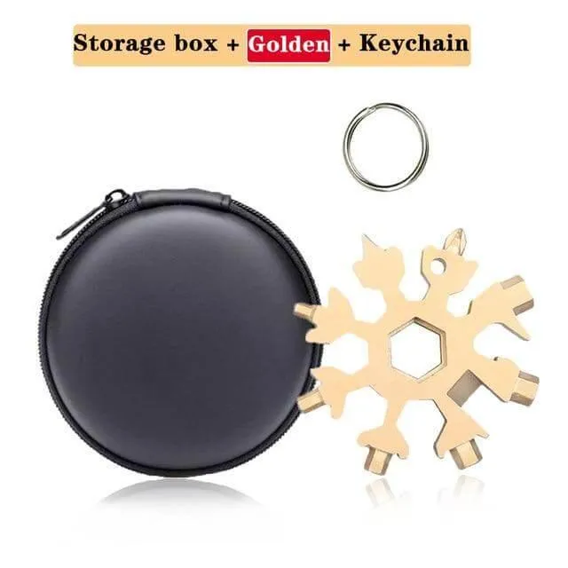 Snowflake Multi-Tool - 18-in-1 Camping Survival Hand Tool