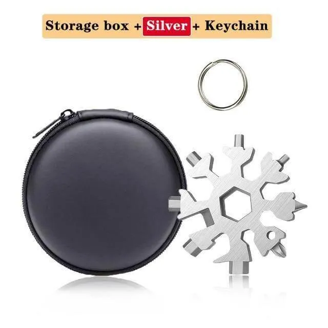 Snowflake Multi-Tool - 18-in-1 Camping Survival Hand Tool
