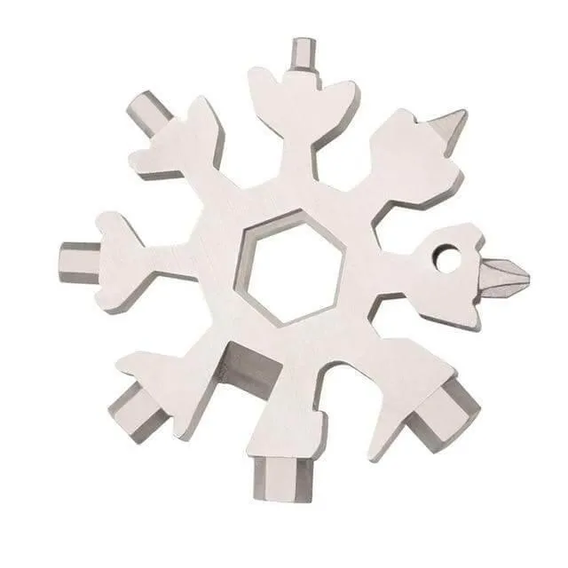 Snowflake Multi-Tool - 18-in-1 Camping Survival Hand Tool