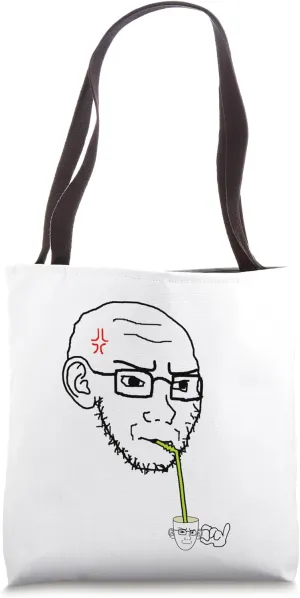 Soyjak Soy Wojak Soyboy Funny Meme Cup Incomprehensible Tote Bag