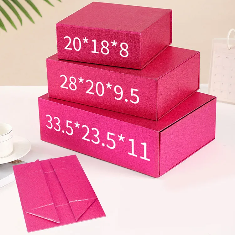 Sparkling Foldable Magnetic Packaging Boxes For Gift