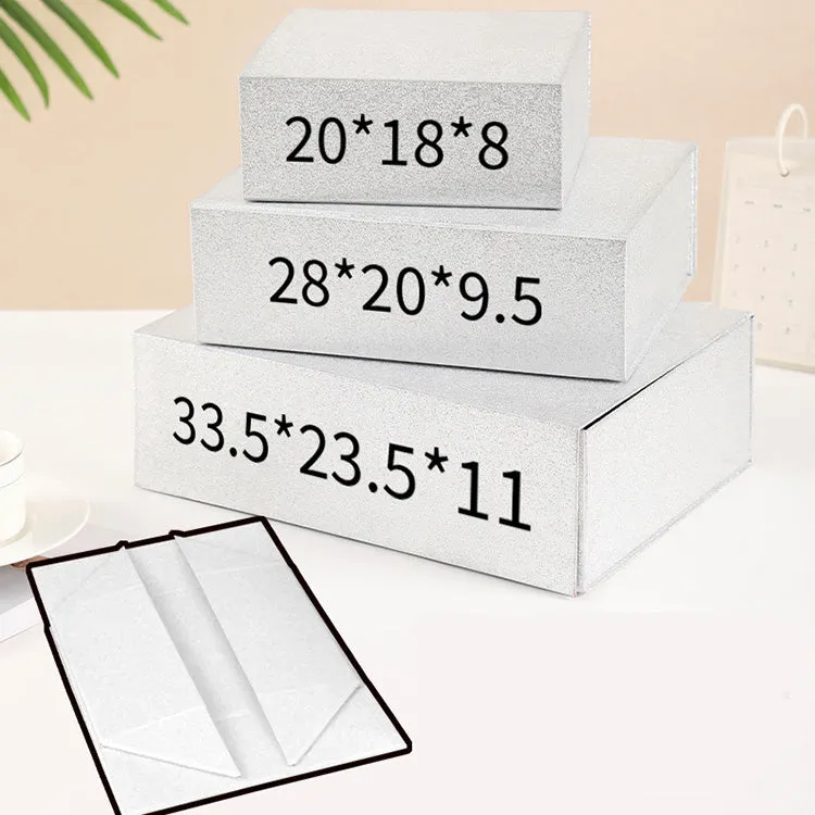 Sparkling Foldable Magnetic Packaging Boxes For Gift