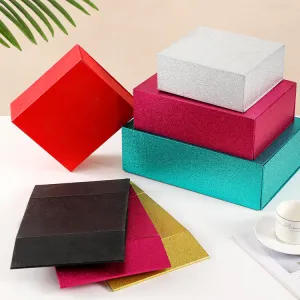 Sparkling Foldable Magnetic Packaging Boxes For Gift