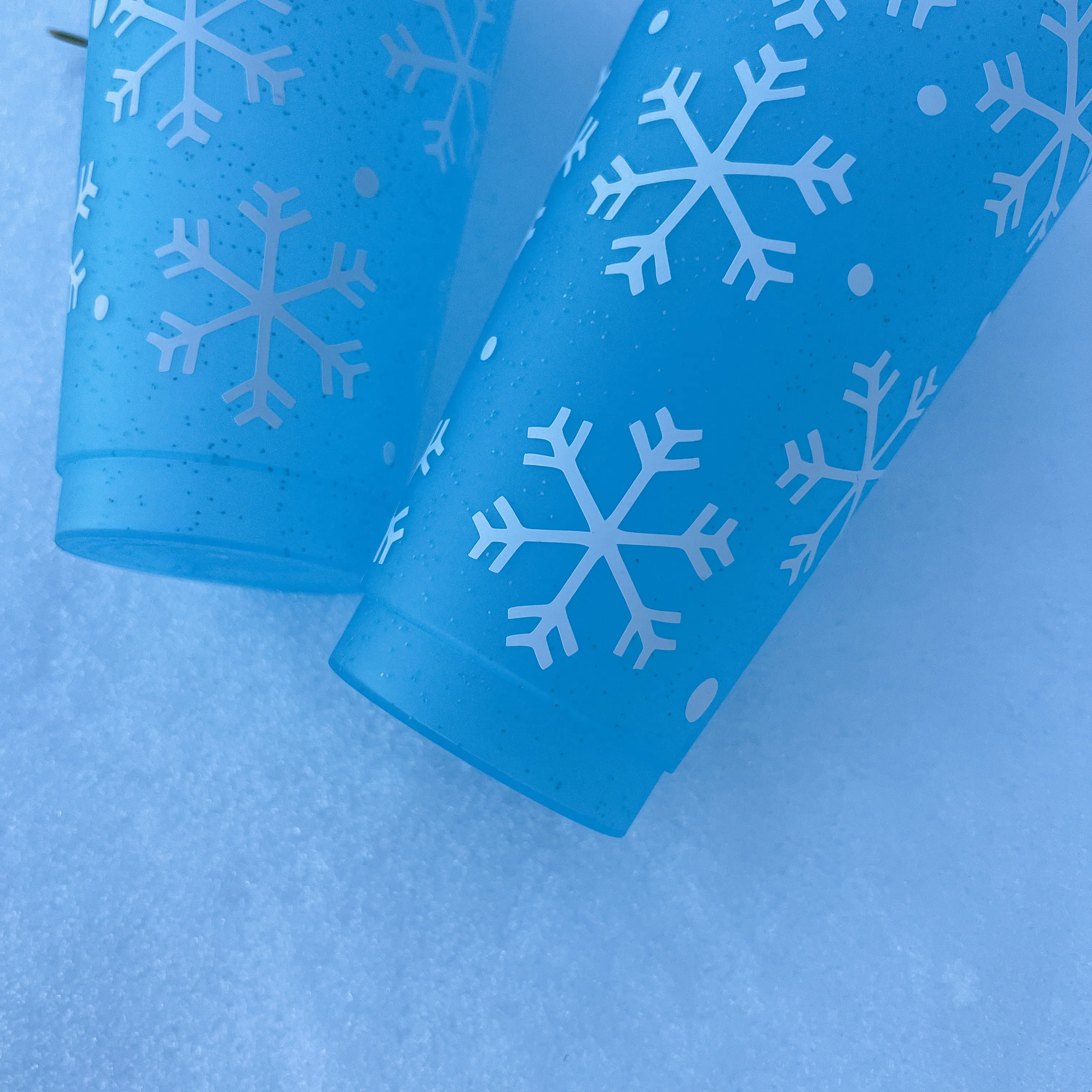 Sparkly Snowflake - 24 Oz Cold Cup