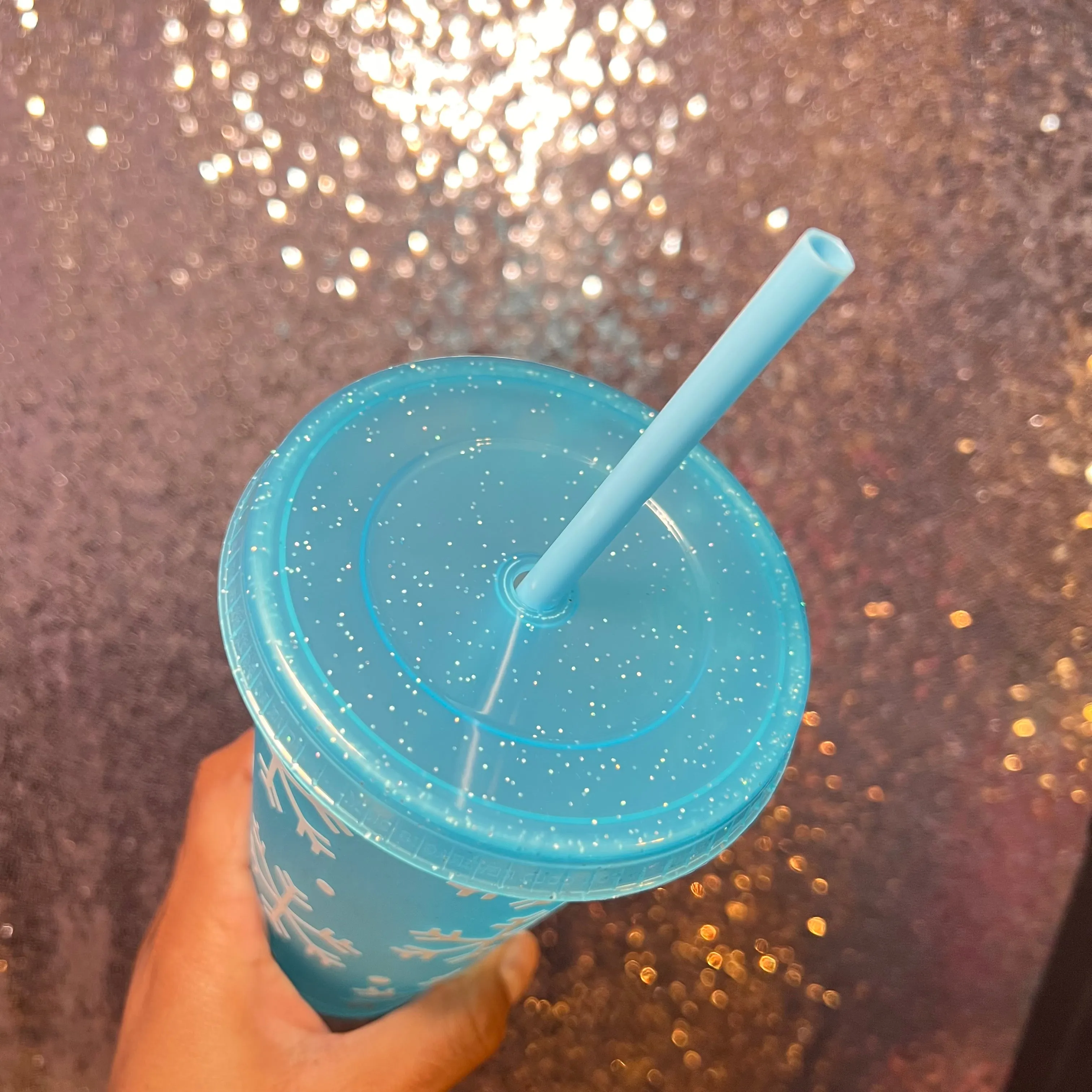 Sparkly Snowflake - 24 Oz Cold Cup
