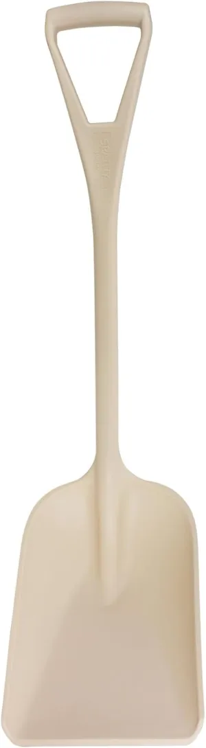 SPARTA 41076EC25 Plastic Sanitary Shovel, Food Safe Plastic Shovel For Commerical Kitchens, 11 Inches, Tan, (Pack of 3)