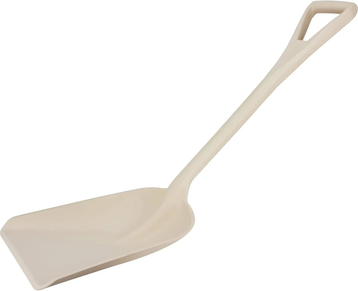 SPARTA 41076EC25 Plastic Sanitary Shovel, Food Safe Plastic Shovel For Commerical Kitchens, 11 Inches, Tan, (Pack of 3)