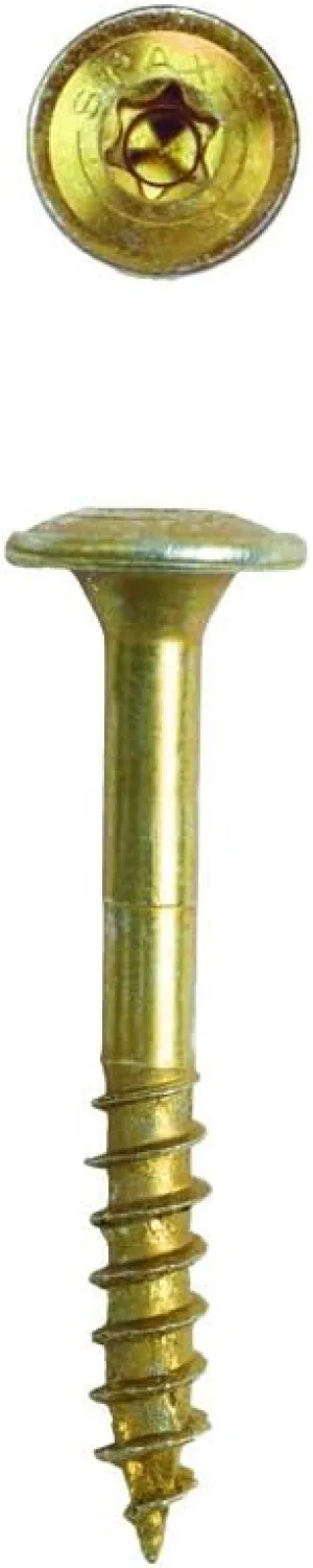 SPAX 4281020400324 Wood-Screws, 8 x 1-1/4" (1 lb.), Yellow